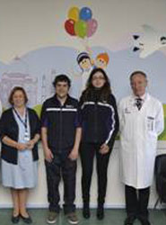 FedEx inaugura una sala de espera y su pasillo de acceso en el área de Pediatría del Hospital de Cruces en Bilbao.