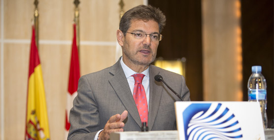 Rafael Catalá durante su intervención.