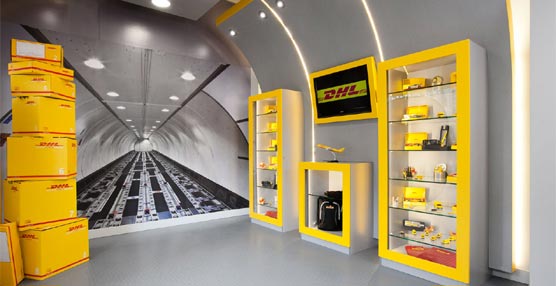 DHL abre un nuevo punto de venta en Madrid.