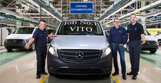 La nueva furgoneta Vito de Mercedes Benz se fabrica en la planta de Vitoria.