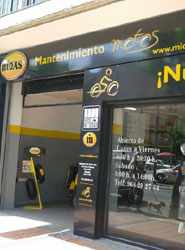 Centro de reparación de motos en Murcia.