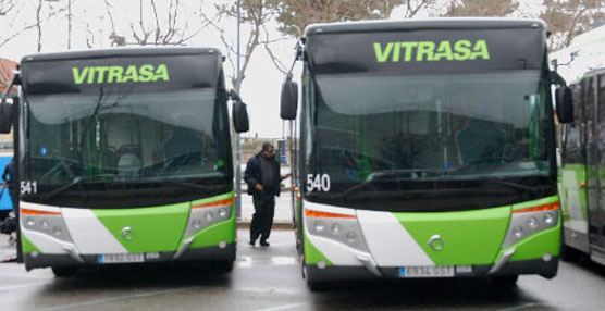 Autobuses de Vitrasa.