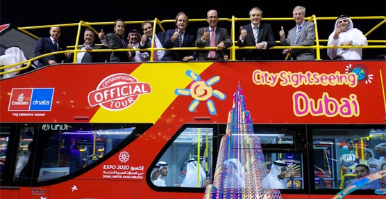 Con una flota de 20 nuevos autobuses de última tecnología, City Sightseeing Dubai representa el lanzamiento más importante de la industria de los city tours.