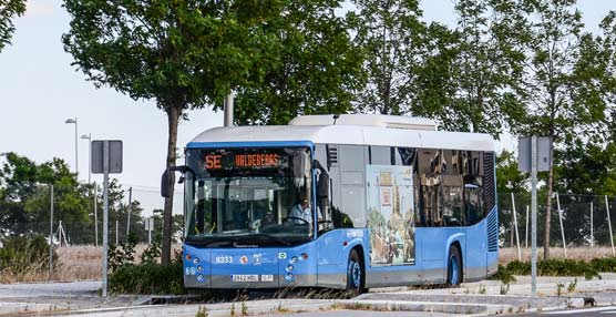 A partir del día 13, se pasa a disponer de dos autobuses para prestar servicio a Valdebebas.