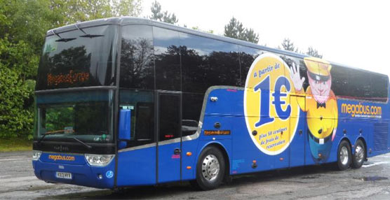 Megabus aplaude la decisión del Gobierno galo de liberalizar el transporte por autocar en Francia