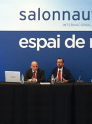 Miguel Ángel Paneque, presentó el Plan Director de Puertos de Andalucía, en el Salón Náutico Internacional de Barcerlona.