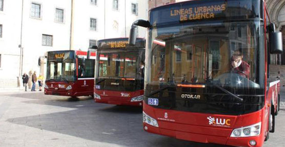Autobuses de Líneas Urbanas de Cuenca.