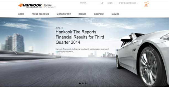 Hankook estrena plataforma multimedia para los medios de comunicación