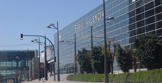 Fachada de la Feria de Valencia.