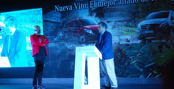 Goyo Jiménez y Eduardo García-Oliveros durante la presentación.