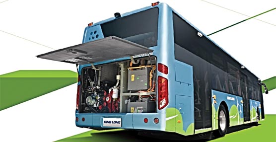 King Long presenta su nuevo autobús híbrido E12, con consumos por debajo de los 26 litros/100 km en circuito urbano