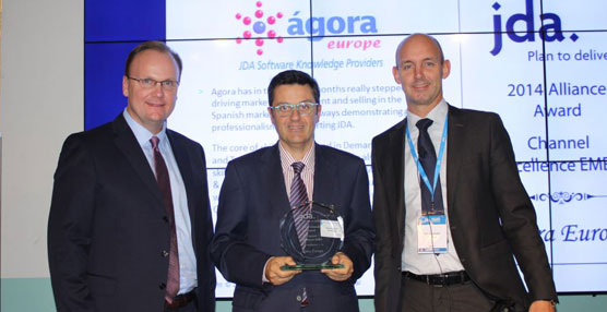 Agora Europe ha sido reconocida por JDA como uno de los mejores colaboradores en los premios Partner Leadership Awards de EMEA 2014.