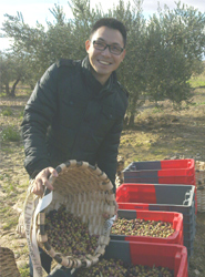 Un Enobús especial muestra al público la elaboración del aciete de oliva de Rioja Alavesa