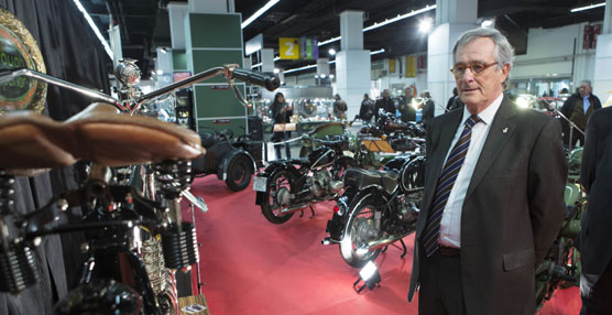 El Alcalde de Barcelona, Xavier Trias, en la edición pasada de Auto Retro.