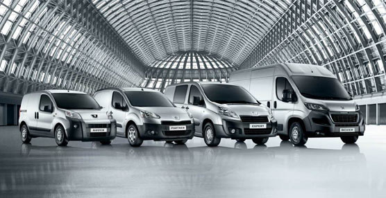 Vehículos comerciales de Peugeot.