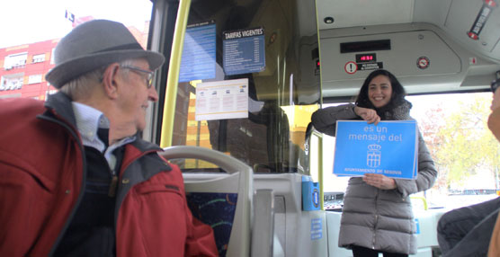 El Ayuntamiento de Segovia ha puesto en marcha una campaña para fomentar el uso del transporte urbano..
