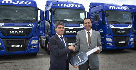 El Grupo Mazo ya tiene a su disposición las 78 tractoras MAN TGX 18.480 BLS 4x2 EfficientLine Euro 6.
