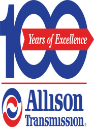Logo de Allison para celebrar los 100 años de la marca.