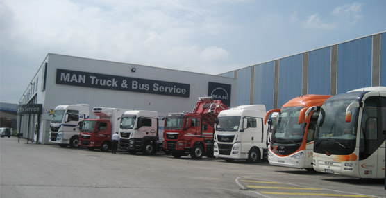 MAN Truck & Bus Service Vehículos Industriales de Oviedo.