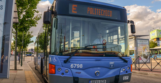 Autobús de EMT de Madrid de la línea 90.