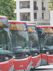 El Ayuntamiento de Valencia eval&uacute;a la entrada de los autobuses de la EMT al centro de El Palmar