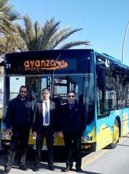 Transportes Urbanos de Sanl&uacute;car presenta tres nuevos autobuses que contribuyen a la renovaci&oacute;n de su flota