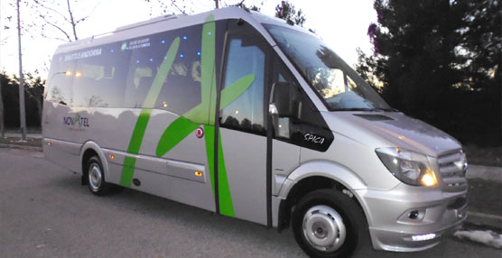Car-bus.net entrega dos Spica a Novatel y uno al Grupo Avanza, todos sobre chasis cabina Sprinter Mercedes Benz