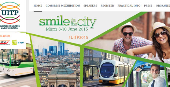 El Congreso Mundial y Exposición Comercial de la Unión Internacional de Transporte Público, UITP, tendrá lugar en Milán del 8 al 10 de junio.
