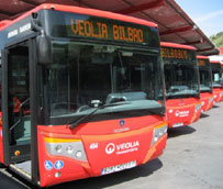 Bilbobus incorpora cinco nuevos autobuses a su flota con cargadores para dispositivos m&oacute;viles como novedad