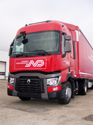 Uno de los nuevos camiones de Norbert Dentressangle.