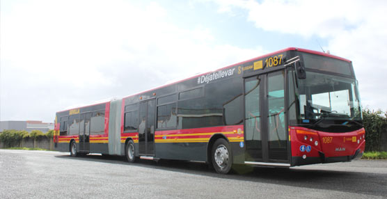 Uno de los seis autobuses adquiridos por Transportes Urbanos de Sevilla.