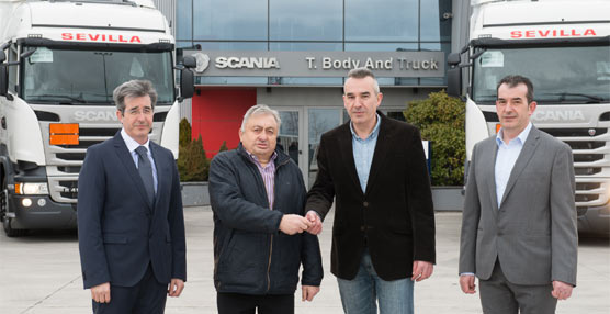 Scania entrega 15 unidades a Transportes Sevilla a través de su concesionario oficial Body&Truck en Burgos
