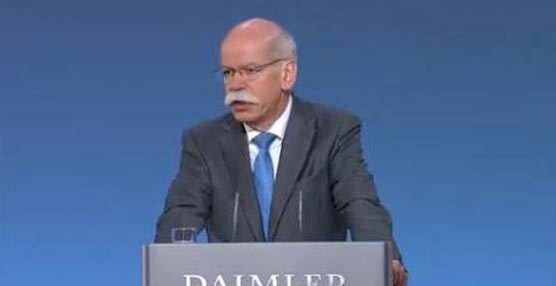 Dieter Zetschem, presidente del Consejo de Dirección Daimler en la Junta General de Accionistas