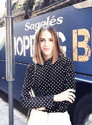 Sagalés colabora con la bloguera Saray Martín para promocionar su nuevo servicio, el Sagalés Shopping Bus
