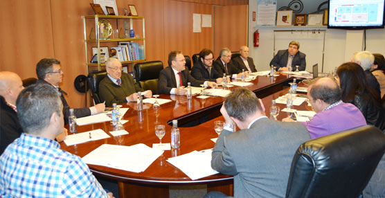 Reunión del comité asesor de Nortrans celebrada el pasado 23 de abril en Expourense.