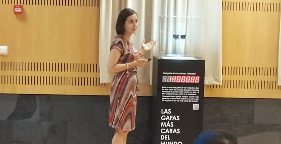 La directora general de Tráfico, María Seguí, durante la presentación del dispositivo especial de tráfico.