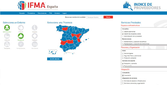 IFMA España lanza una herramienta online, única en el mercado, para la búsqueda de servicios empresariales