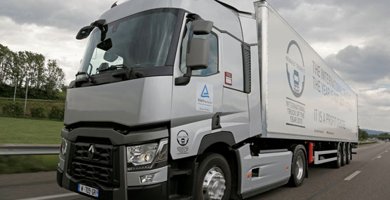TÜV Rheinland certificó una reducción del consumo de combustible de un 10,9 % del Renault Trucks T Optifuel con respecto a un T estándar.