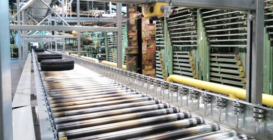 Dematic instala en una fábrica de Bridgestone un sistema de transporte para el almacenaje de neumáticos 