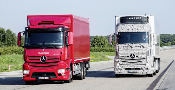 Los camiones Mercedes-Benz, precursores en sistemas de seguridad y de asistencia a la conducción