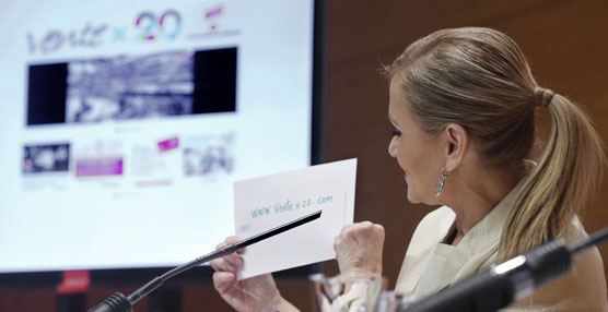 La presidenta de la Comunidad de Madrid, Cristina Cifuentes, ha presentado en el Consejo de Gobierno “Vente x 20”.