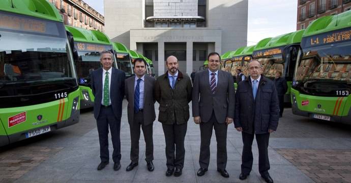 Leganés tendrá una nueva flota formada por 15 autobuses ecológicos