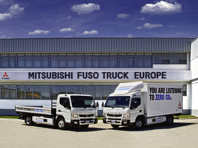 Los camiones Fuso Canter E-Cell demuestran en Portugal un 64% de ahorro en los costes de operaci&#243;n