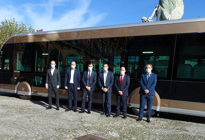 Bizkaibus realiza su segunda prueba con un autobús eléctrico Irizar