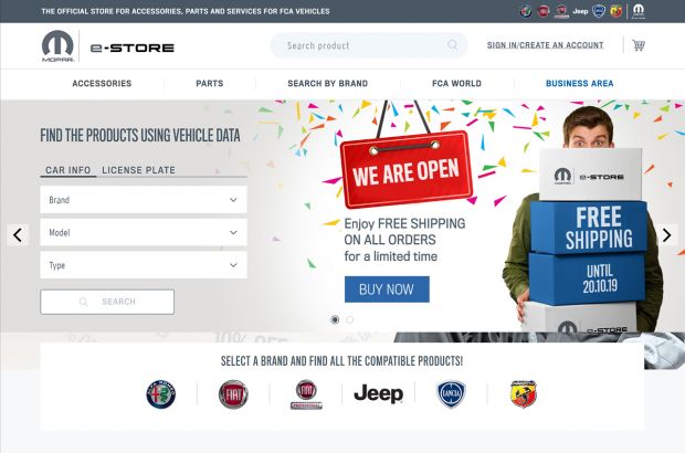 El e-commerce de Mopar abre sus puertas a todos los clientes
