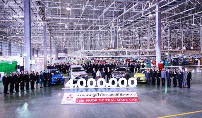 Mitsubishi produce la unidad cuatro millones en Tailandia