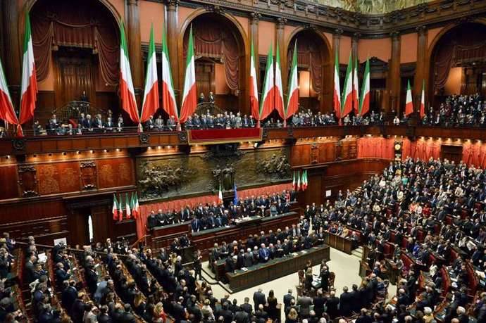 Imagen del Parlamento italiano.
