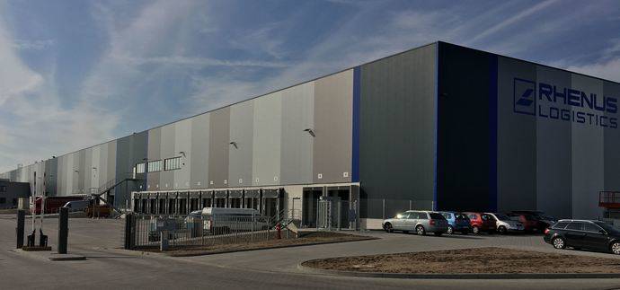 Nuevo centro logístico de Rhenus en los alrededores de Frankfurt.