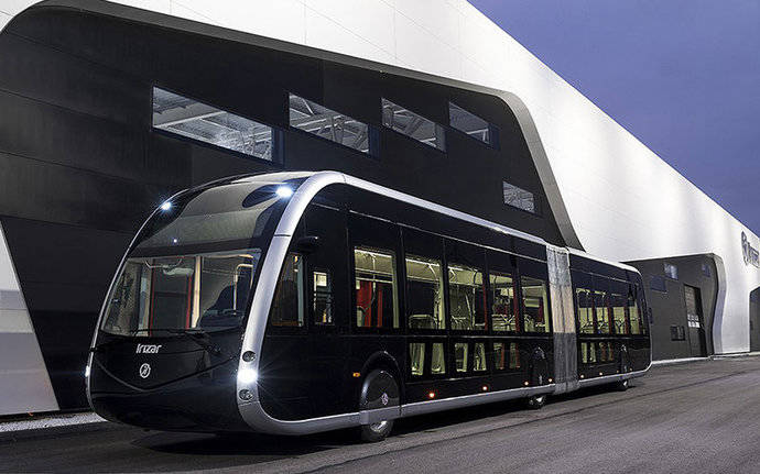 El Irizar ie tram, uno de los vehículos que mostrará la marca española en Busworld.