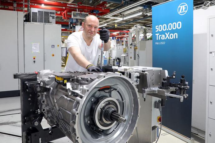 ZF produce su sistema TraXon número 500.000 en Alemania